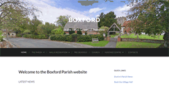 Desktop Screenshot of boxford.org.uk