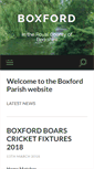 Mobile Screenshot of boxford.org.uk